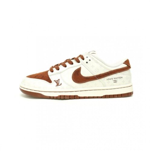 【AT11464】ルイヴィトン x ナイキ SB ダンクロー カスタムスケートボードシューズ | Nike x Louis Vuitton