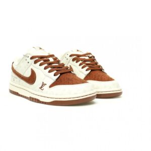 【AT11464】ルイヴィトン x ナイキ SB ダンクロー カスタムスケートボードシューズ | Nike x Louis Vuitton