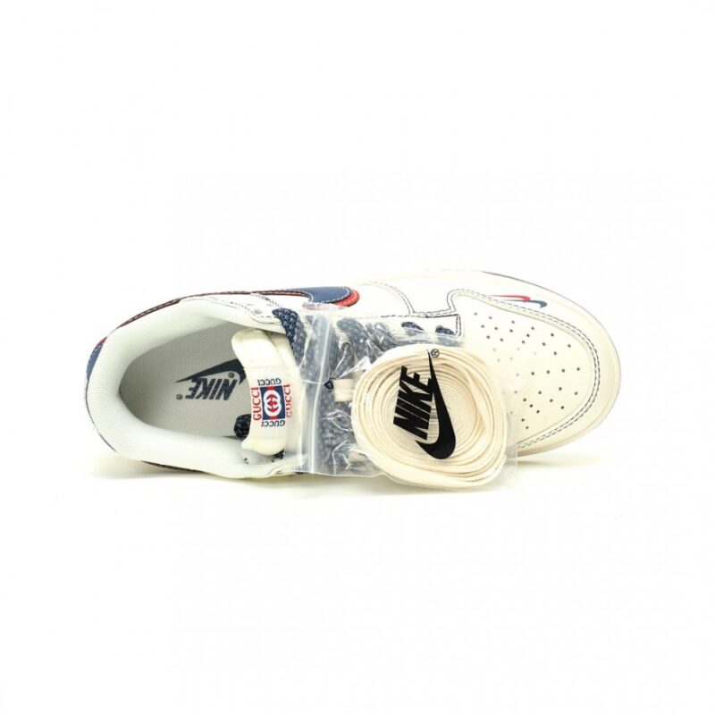 【AT11465】ナイキSBダンクローコラボレーションカスタム靴 - ストリートカルチャーとラグジュアリーの融合 | Gucci x Nike