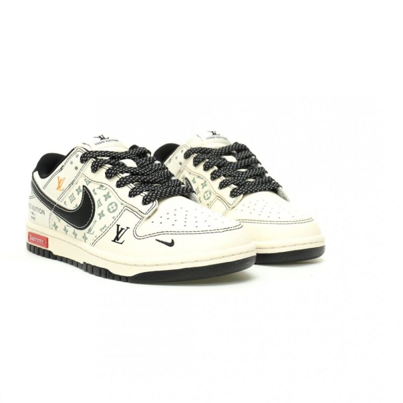 【AT11466】Nike SB Dunk Lowシリーズのローカットスケートボードシューズ | LV x Nike