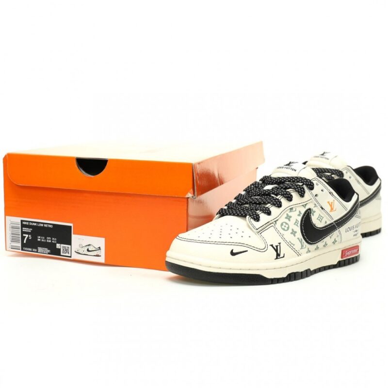 【AT11466】Nike SB Dunk Lowシリーズのローカットスケートボードシューズ | LV x Nike