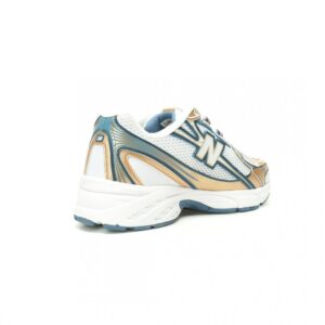 【AT11494】New Balance 740v2 青と白のシャンパンゴールドカラーのファッションスニーカー | New Balance