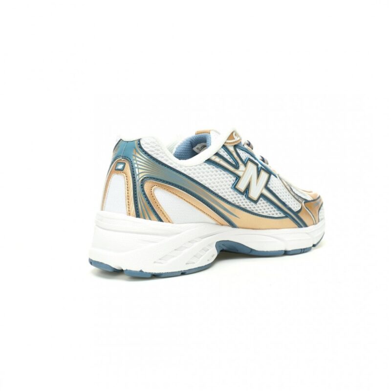 【AT11494】New Balance 740v2 青と白のシャンパンゴールドカラーのファッションスニーカー | New Balance