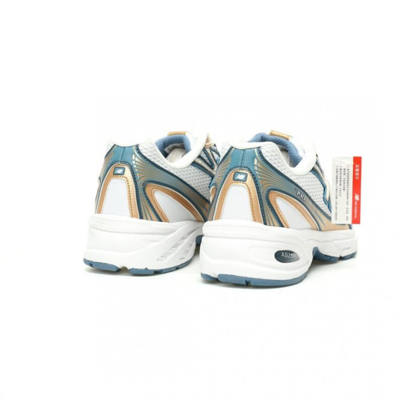 【AT11494】New Balance 740v2 青と白のシャンパンゴールドカラーのファッションスニーカー | New Balance