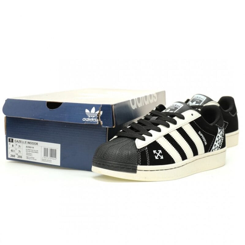 【AT11501】Off-White x アディダス オリジナルス スーパースター コラボレーションシューズ | Superstar