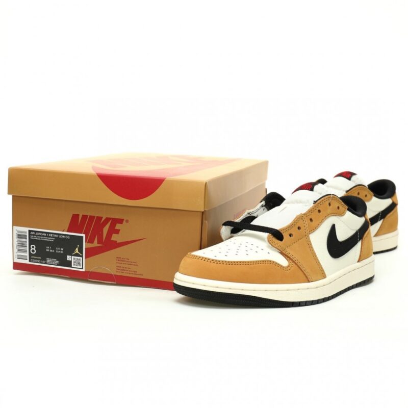 【AT11537】ナイキ エアジョーダン 1 ロー OG '新人賞' バスケットボール スニーカー | Nike x Air Jordan
