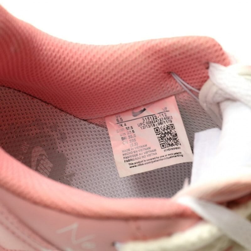 【AT11540】Nike Air Force 1 グラデーションピンク＆イエローストリートファッションスニーカー | Off White x Nike