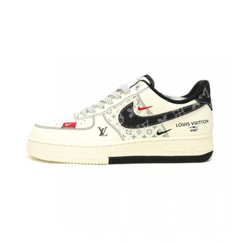 【AT11543】ルイ・ヴィトン×ナイキ エア フォース 1 コラボシューズの最高級ラグジュアリーなアート作品 | LV x Nike