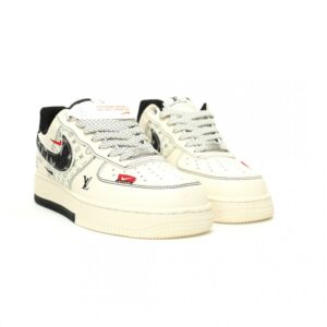 【AT11543】ルイ・ヴィトン×ナイキ エア フォース 1 コラボシューズの最高級ラグジュアリーなアート作品 | LV x Nike