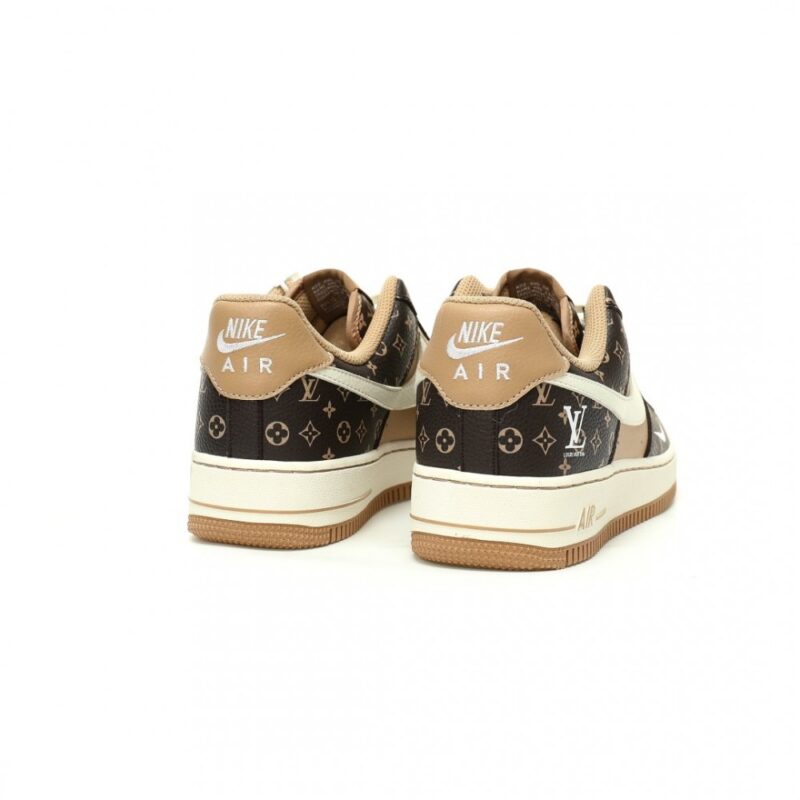 【AT11544】Louis Vuitton x Nike Air Force 1のモノグラムカーフスキンスニーカー | Nike x Louis Vuitton