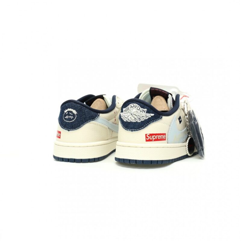 【AT11548】Supreme x Travis Scott x Nike Air Jordan 1 Low OG SP ストリートカルチャーとバスケットボールの伝説が融合したスニーカー | Nike x Supreme