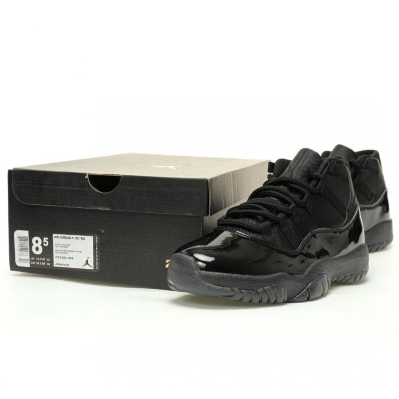 【AT11564】ナイキ エア ジョーダン11 ハイカット バスケットボールシューズ - ブラックペイテント | Nike x Air Jordan