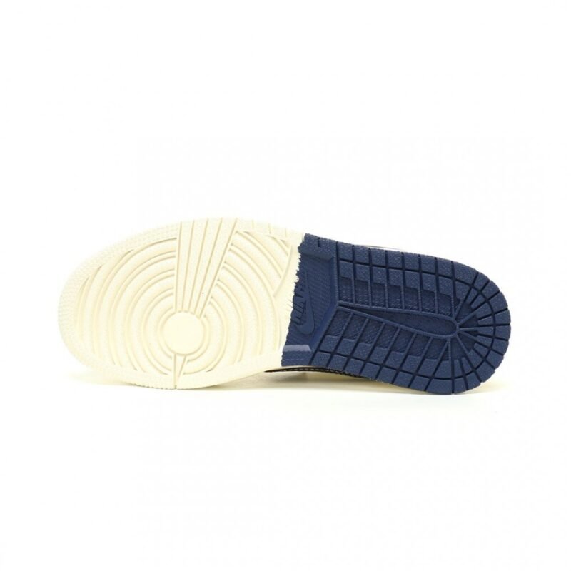 【AT11568】Travis ScottとNike Dunk Lowコラボ！クリーム&青色デザイン、ストリートファッションに最適 | Travis Scott Nike