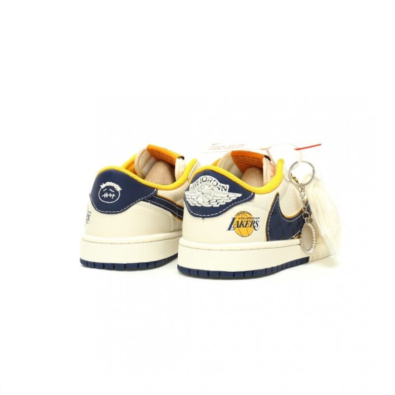 【AT11568】Travis ScottとNike Dunk Lowコラボ！クリーム&青色デザイン、ストリートファッションに最適 | Travis Scott Nike