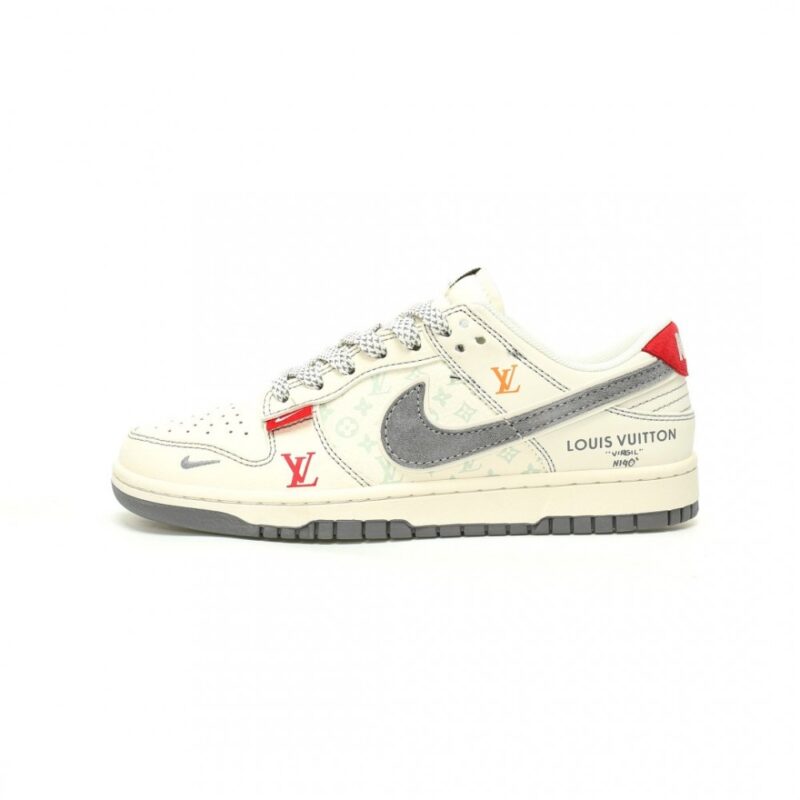 【AT11574】Louis Vuitton x Nike SB Dunk Lowコラボ靴 - 高級なストリートスケートファッション | LV x Nike