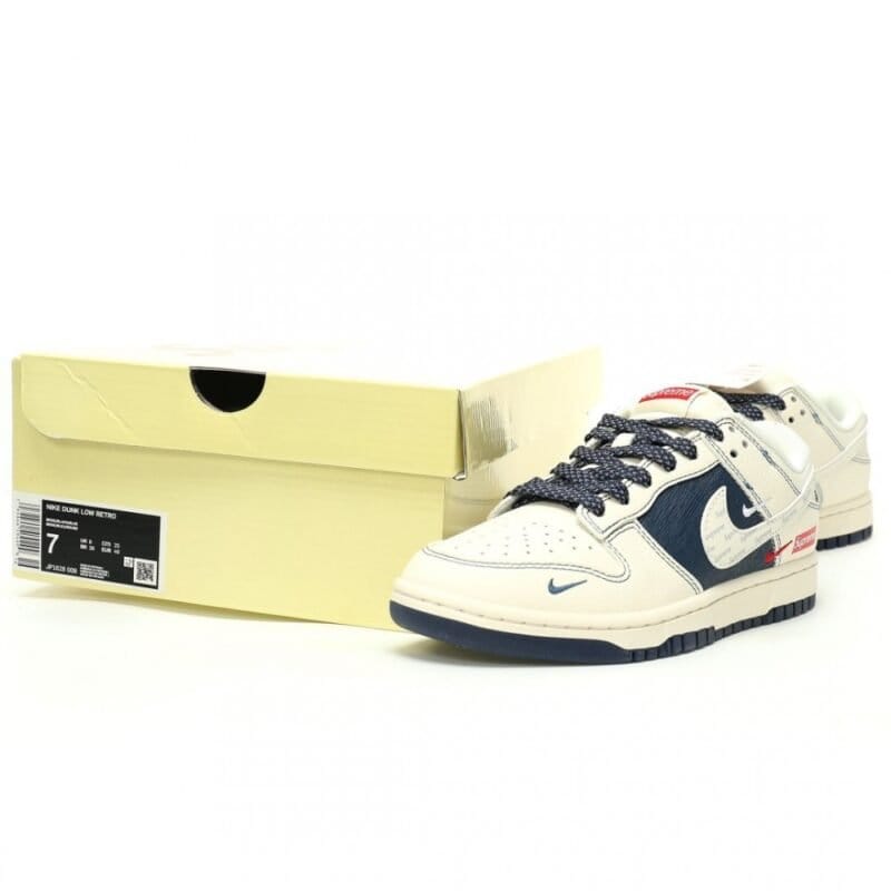 【AT11575】Supreme x Nike SB Dunk Low スニーカー レトロ美学 クラシックなストリートファッション | Nike Dunk