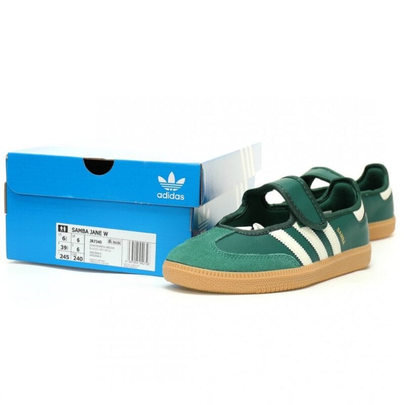 【AT11716】アディダス オリジナルス Samba Dance Mary Jane グリーンスニーカー | Adidas