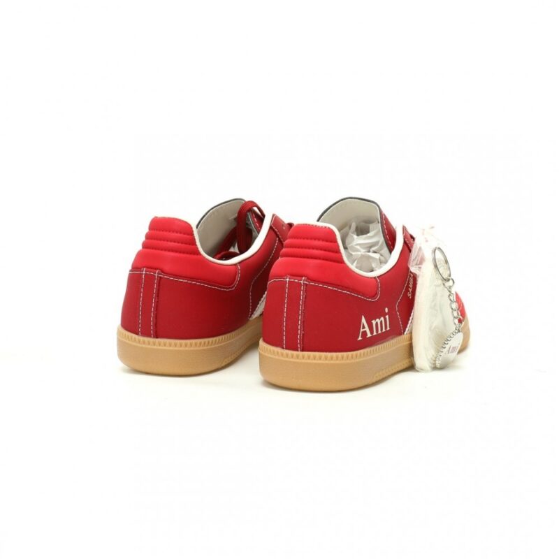 【AT11718】Ami Paris x Adidasオリジナル Samba OGハーフサイズ革スニーカー | Adidas Originals