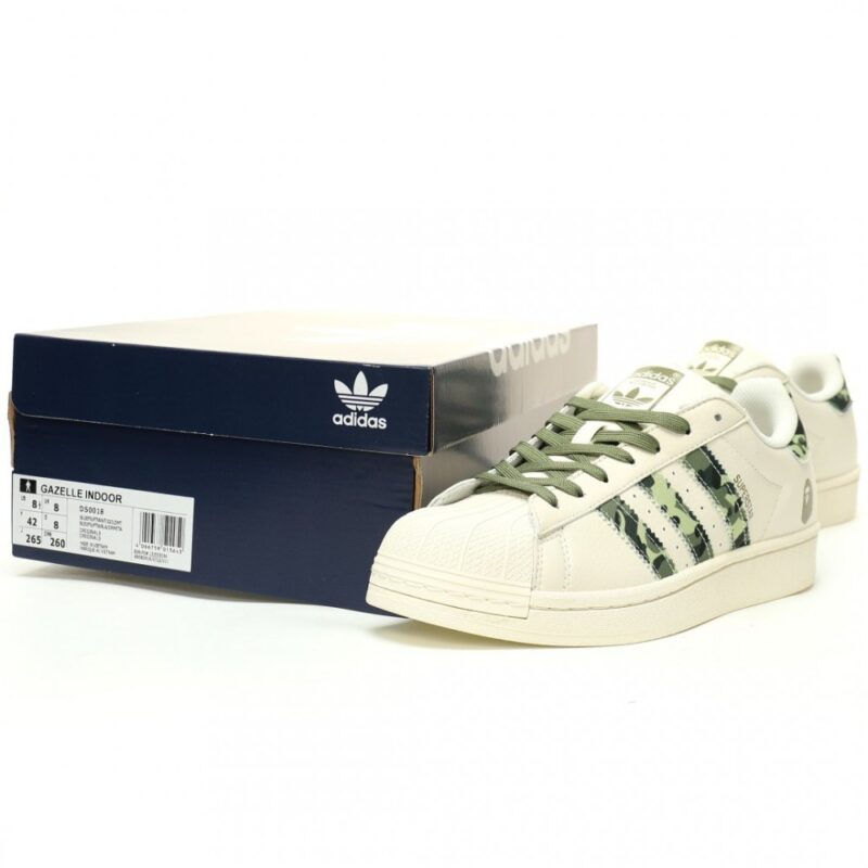 【AT11721】A Bathing Ape x Adidas Originalsのコラボレーションスニーカー | Adidas Superstar