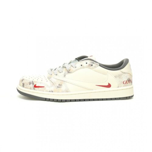 【AT11738】グッチ × ナイキ エアジョーダン 1 ロー - 豪華なコラボレーション | Nike x Gucci