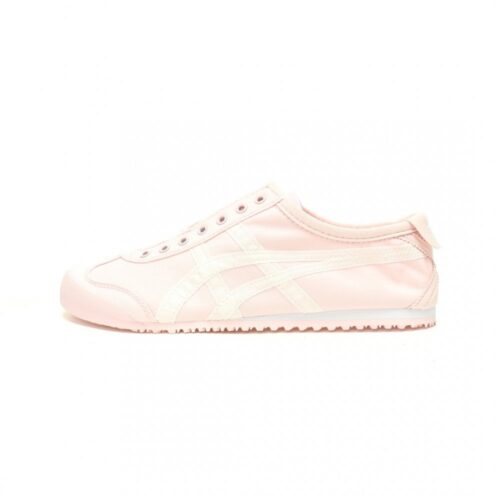 【AT11756】Onitsuka Tiger メキシコ 66 スリッポンシューズ ピンク ポリエステル素材 オルソライトインソール MDフォームゴム アウトソール | Onitsuka Tiger