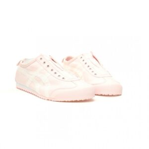 【AT11756】Onitsuka Tiger メキシコ 66 スリッポンシューズ ピンク ポリエステル素材 オルソライトインソール MDフォームゴム アウトソール | Onitsuka Tiger