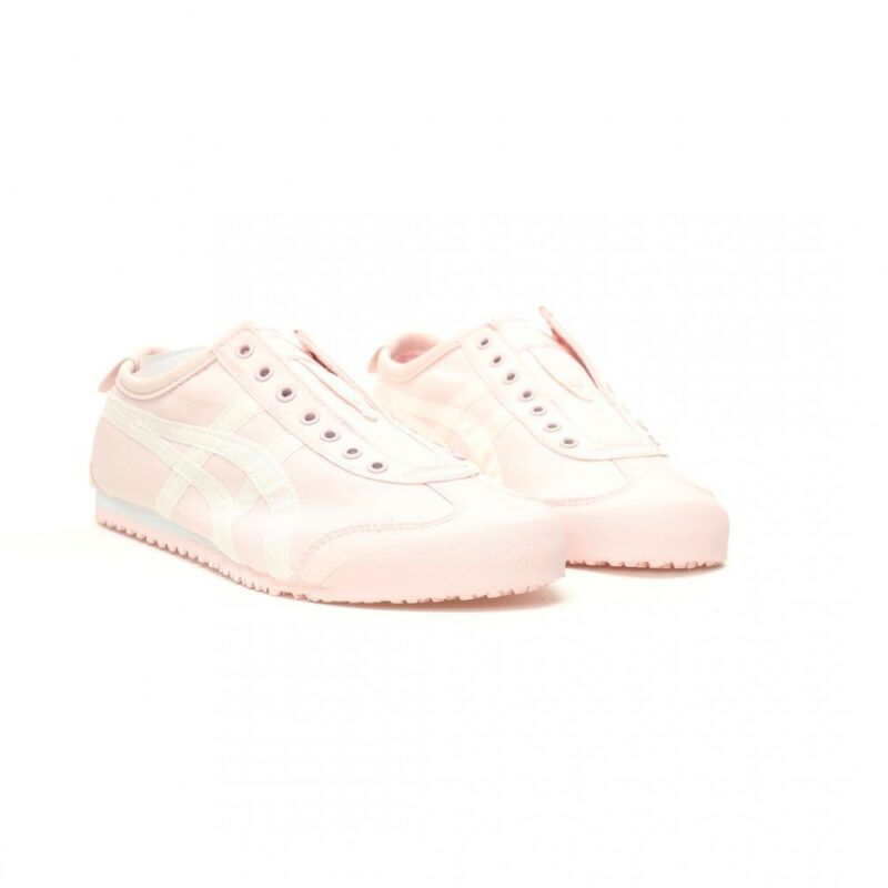 【AT11756】Onitsuka Tiger メキシコ 66 スリッポンシューズ ピンク ポリエステル素材 オルソライトインソール MDフォームゴム アウトソール | Onitsuka Tiger