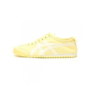 【AT11759】オニツカタイガーMexico 66 Slip-On クリームイエロー レトロランニングシューズ | Onitsuka Tiger