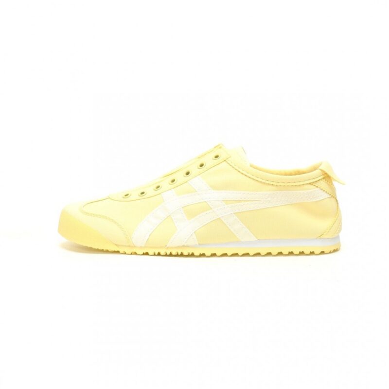 【AT11759】オニツカタイガーMexico 66 Slip-On クリームイエロー レトロランニングシューズ | Onitsuka Tiger