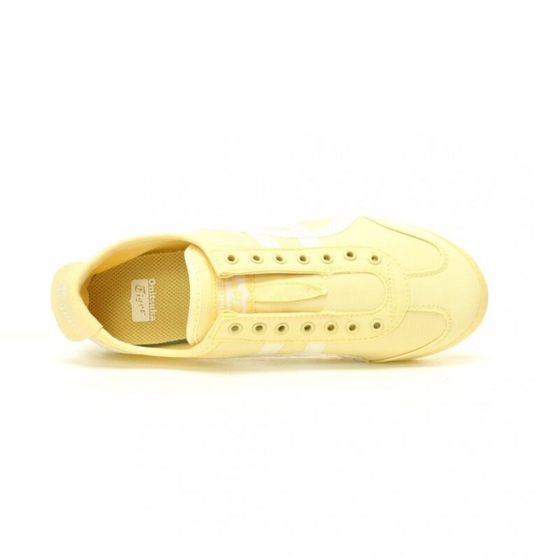 【AT11759】オニツカタイガーMexico 66 Slip-On クリームイエロー レトロランニングシューズ | Onitsuka Tiger