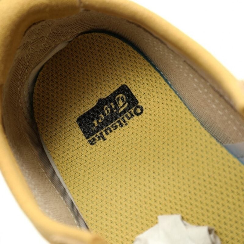 【AT11760】Onitsuka Tiger鬼塚虎 Mexico 66 レザースニーカー レモンイエロー/ホワイト | Onitsuka Tiger