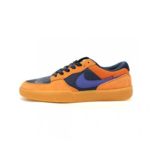 【AT11775】Nike SB Force 58 サンオレンジ ミッドナイトネイビー配色 スケートシューズ | Nike x Air Force 1