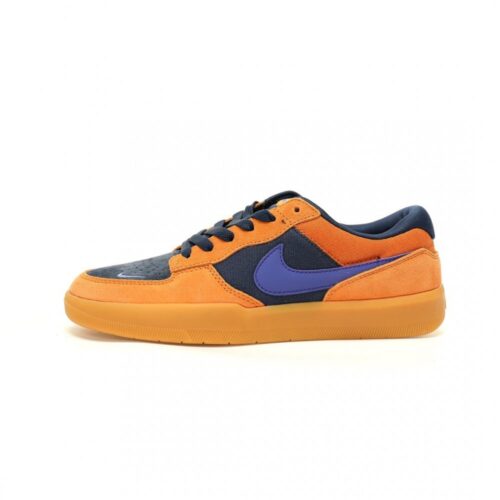 【AT11775】Nike SB Force 58 サンオレンジ ミッドナイトネイビー配色 スケートシューズ | Nike x Air Force 1