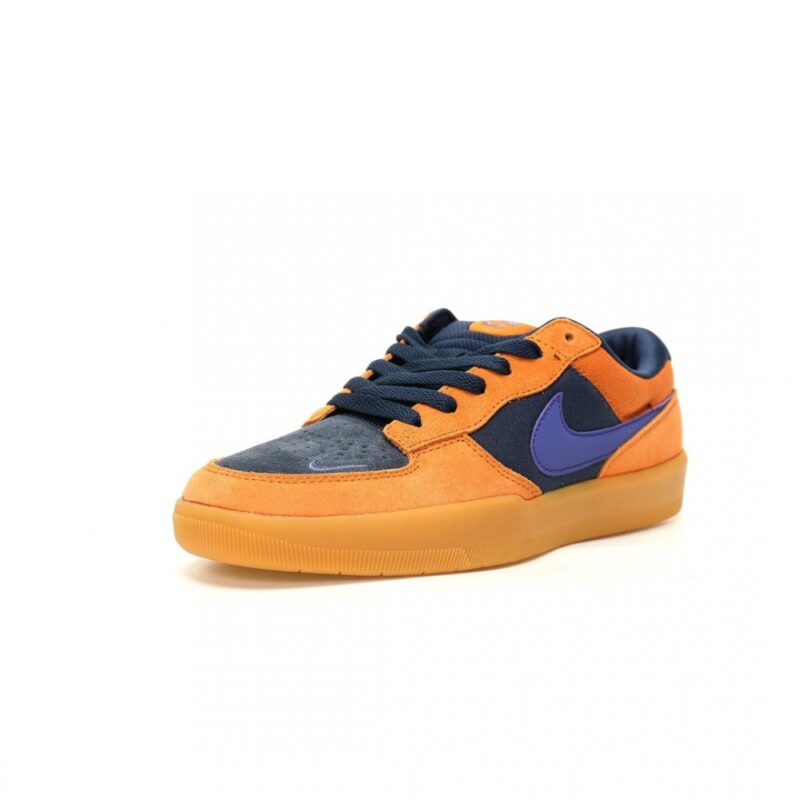 【AT11775】Nike SB Force 58 サンオレンジ ミッドナイトネイビー配色 スケートシューズ | Nike x Air Force 1