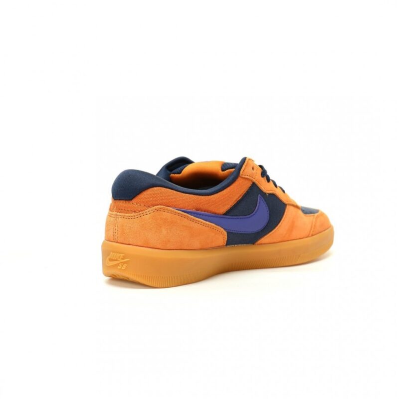 【AT11775】Nike SB Force 58 サンオレンジ ミッドナイトネイビー配色 スケートシューズ | Nike x Air Force 1