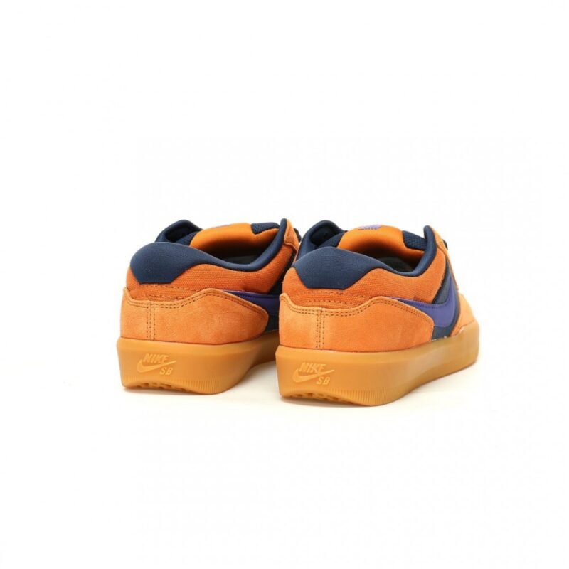 【AT11775】Nike SB Force 58 サンオレンジ ミッドナイトネイビー配色 スケートシューズ | Nike x Air Force 1