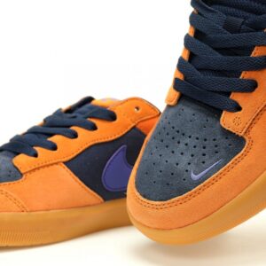 【AT11775】Nike SB Force 58 サンオレンジ ミッドナイトネイビー配色 スケートシューズ | Nike x Air Force 1