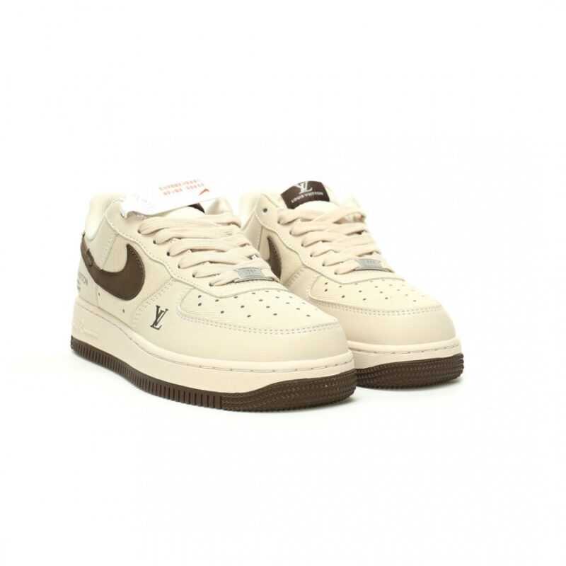【AT11777】ルイ・ヴィトン x ナイキ Air Force 1コラボシューズ - 高級ストリートスタイル | Nike x Louis Vuitton
