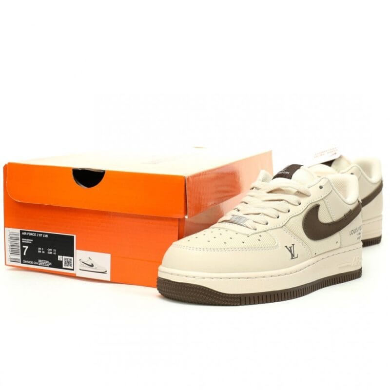 【AT11777】ルイ・ヴィトン x ナイキ Air Force 1コラボシューズ - 高級ストリートスタイル | Nike x Louis Vuitton