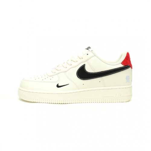 【AT11778】ナイキエアフォース1 | ストリートファッションのアイコン | 黒とベージュのクラシックデザイン | Nike x Air Force 1