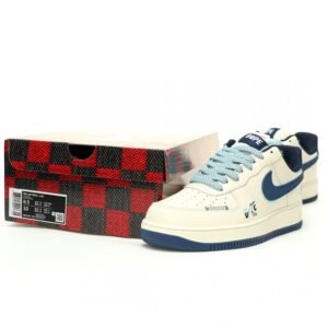 【AT11797】BAPE x Nike Air Force 1コラボローカットスニーカー | ストリートファッションとクラシックデザインの完璧な融合 | A Bathing Ape x Nike