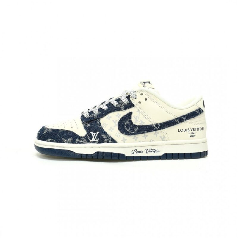 【AT11799】ルイ・ヴィトン x ナイキ SB ダンク ロー コラボ スニーカー | LV x Nike