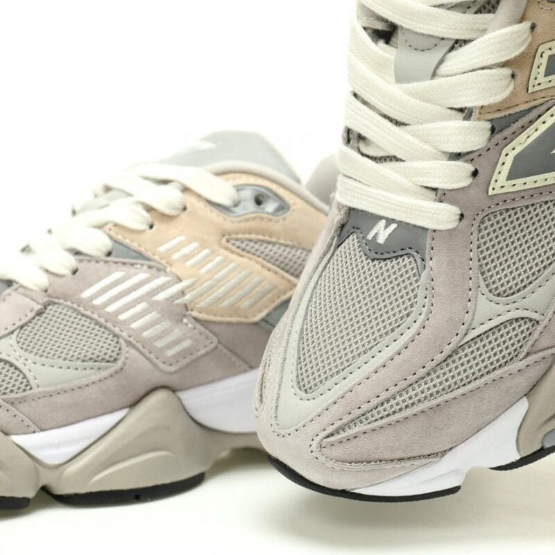 【AT11813】New Balance 9060シリーズ レトロランニングシューズ グレー＆シルバーカラー | New Balance