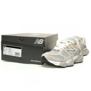 【AT11813】New Balance 9060シリーズ レトロランニングシューズ グレー＆シルバーカラー | New Balance