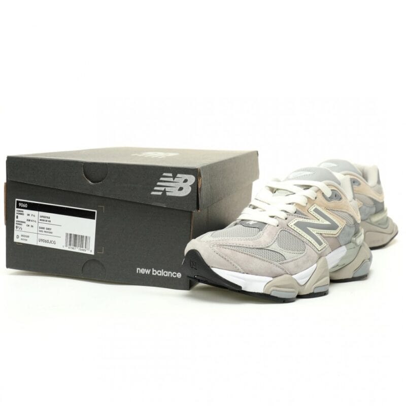 【AT11813】New Balance 9060シリーズ レトロランニングシューズ グレー＆シルバーカラー | New Balance