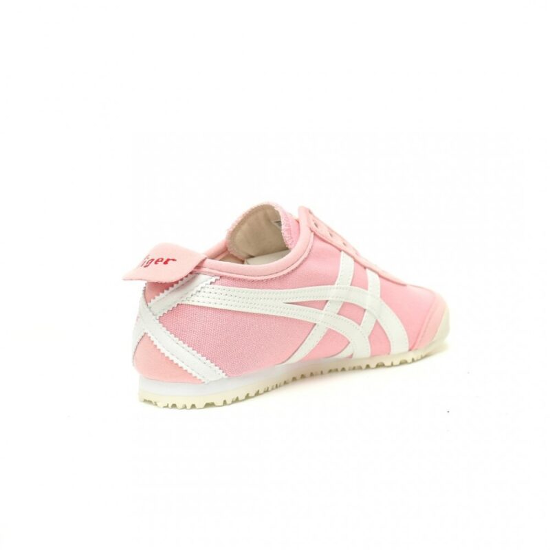 【AT11841】Onitsuka Tiger（オニツカタイガー）Mexico 66 Slip-On ピンク＆ホワイトカジュアルシューズ | Onitsuka Tiger