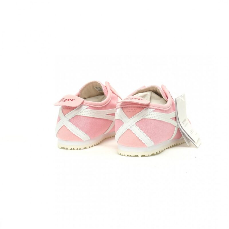 【AT11841】Onitsuka Tiger（オニツカタイガー）Mexico 66 Slip-On ピンク＆ホワイトカジュアルシューズ | Onitsuka Tiger
