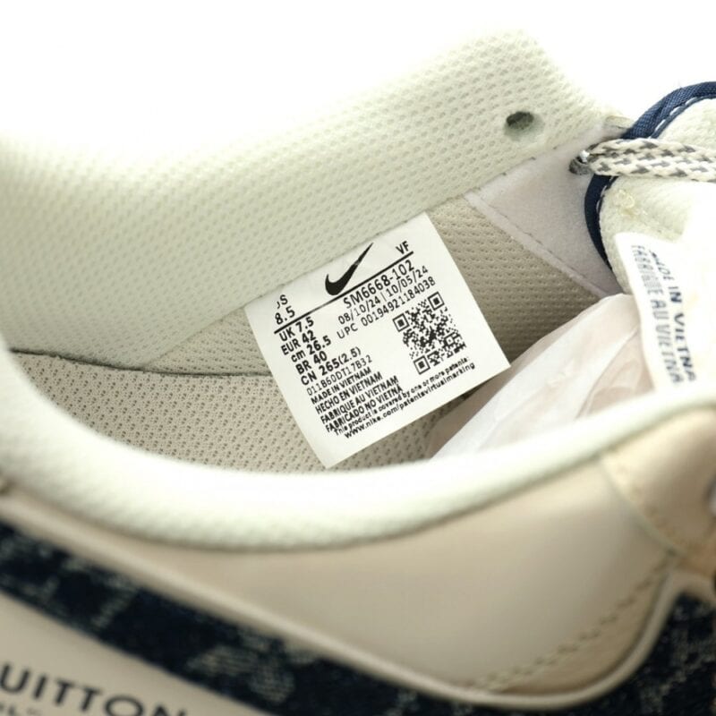 【AT11849】ルイヴィトン x ナイキ Air Force 1コラボスニーカー | Nike x Louis Vuitton