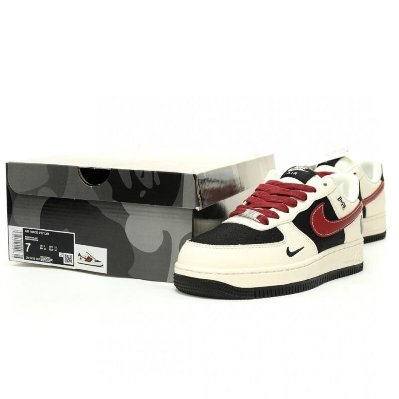 【AT11852】NIKE × BAPEコラボ Air Force 1 スニーカー - ストリートファッション美学とアメリカのクラシックスタイルの融合 | Bape x Nike