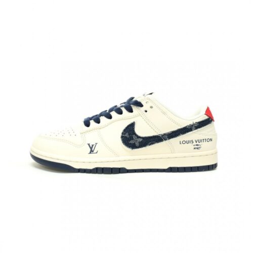 【AT11854】ルイ・ヴィトン×ナイキSBダンクロー コラボスニーカー デニムブルー 新作 | Nike x Dunk